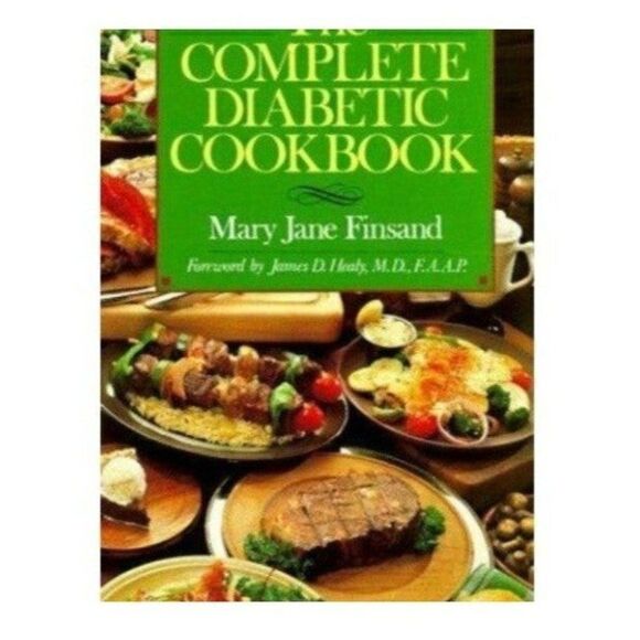 The Complete Diabetic Cookbook Paperback Mary Jane Finsand Vintage - Picture 1 of 8